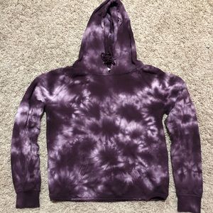 Purple Tie-dye Sweatshirt